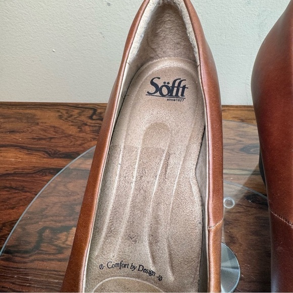 Sofft Shoes Nasia Brown Leather Workwear Comfort Pumps X142 - Picture 11 of 16
